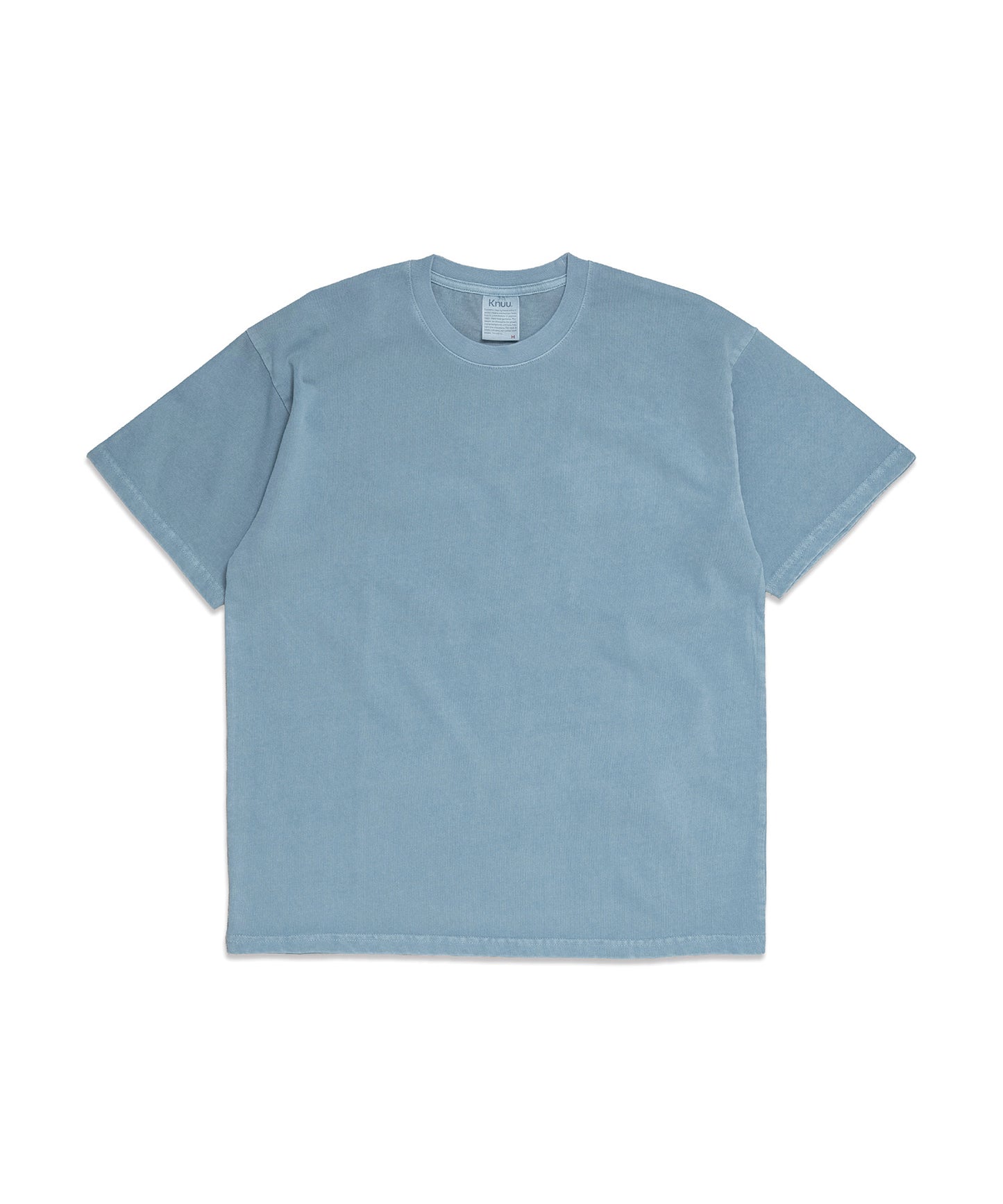 Heavy Crewneck Pigment Dye T-Shirt / LIGHT BLUE