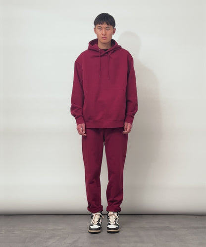 Heavy Hooded Sweatshirt - Seam Pocket / MAROON