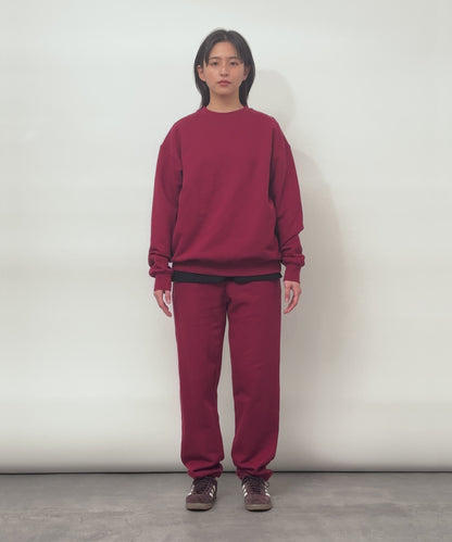 Heavy Crewneck Sweatshirt / MAROON