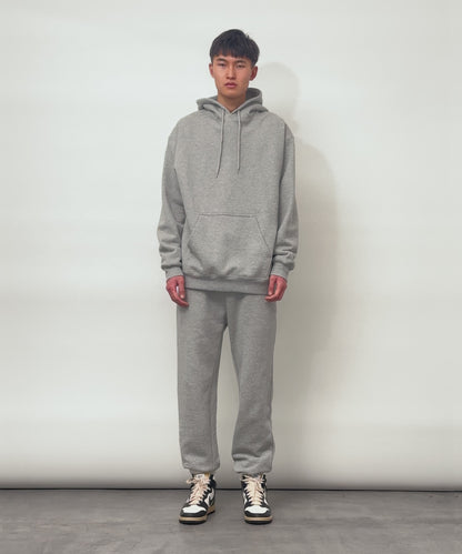 Heavy Hooded Sweatshirt / HEATHER GRAY