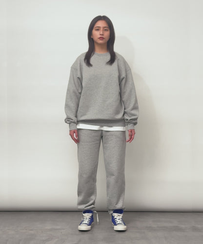 Heavy Crewneck Sweatshirt / HEATHER GRAY