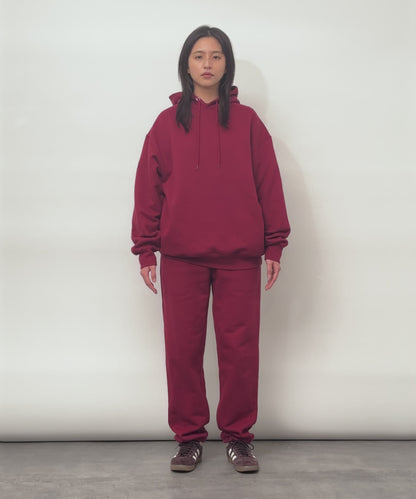 Heavy Hooded Sweatshirt / MAROON